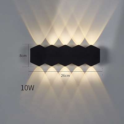 Nordic Modern up down IP65 Exterior surface mounted LED Wall Sconce light 4w/6w/8w/10w